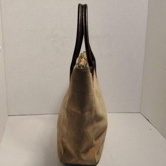 Bag Giani Bernini Satchel Handbag Purse SHOULDER Suede Leather WOMEN'S WOMAN'S - Picture 4 of 11